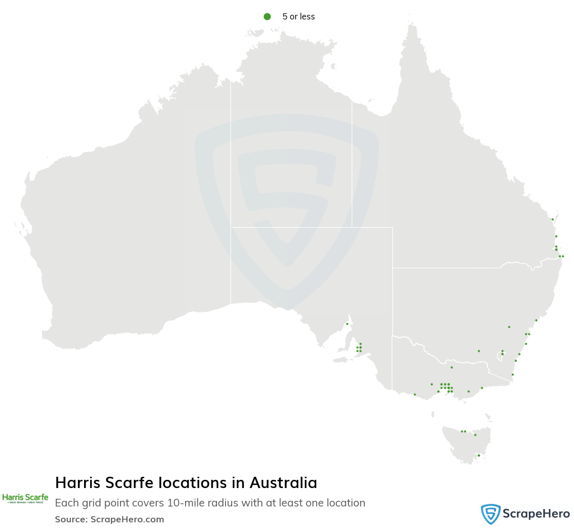Harris Scarfe locations