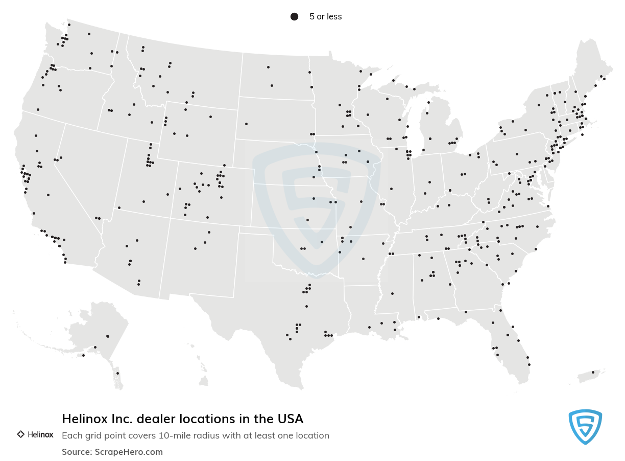 Helinox Inc. dealer locations