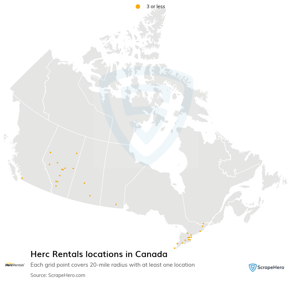 Herc Rentals locations