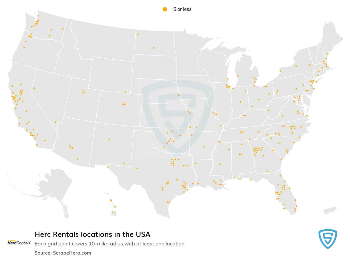Herc Rentals locations