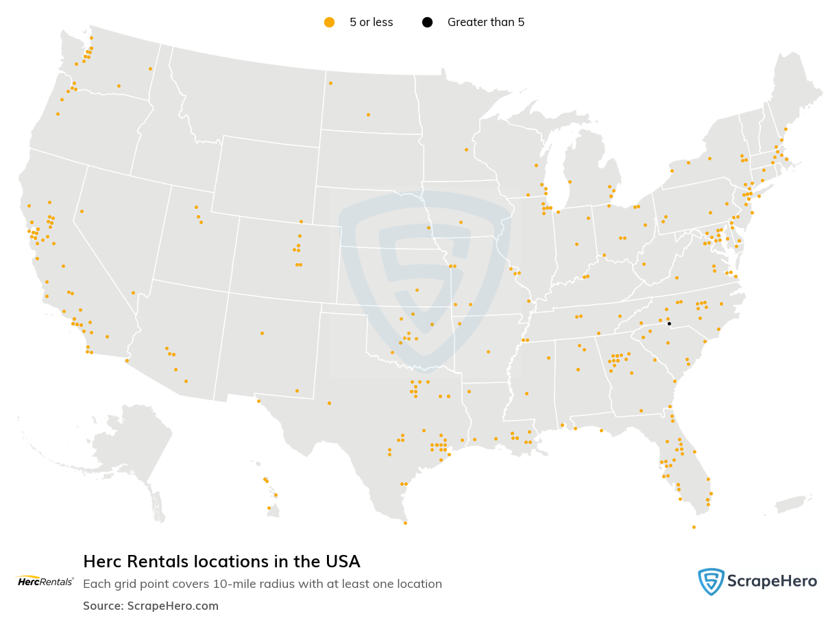 Herc Rentals locations