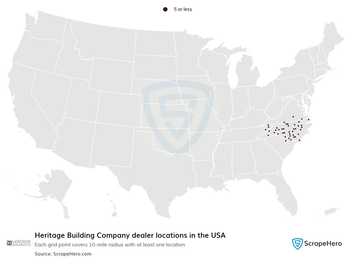 Heritage Building Company dealer locations