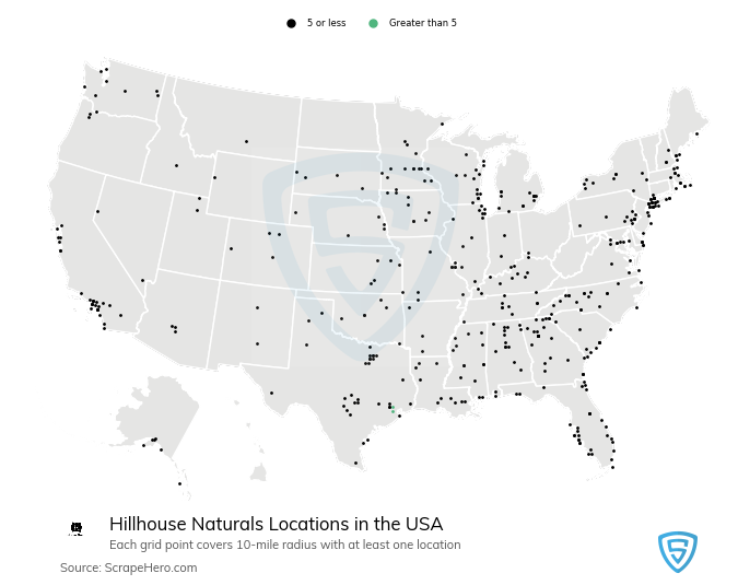 Hillhouse Naturals store locations