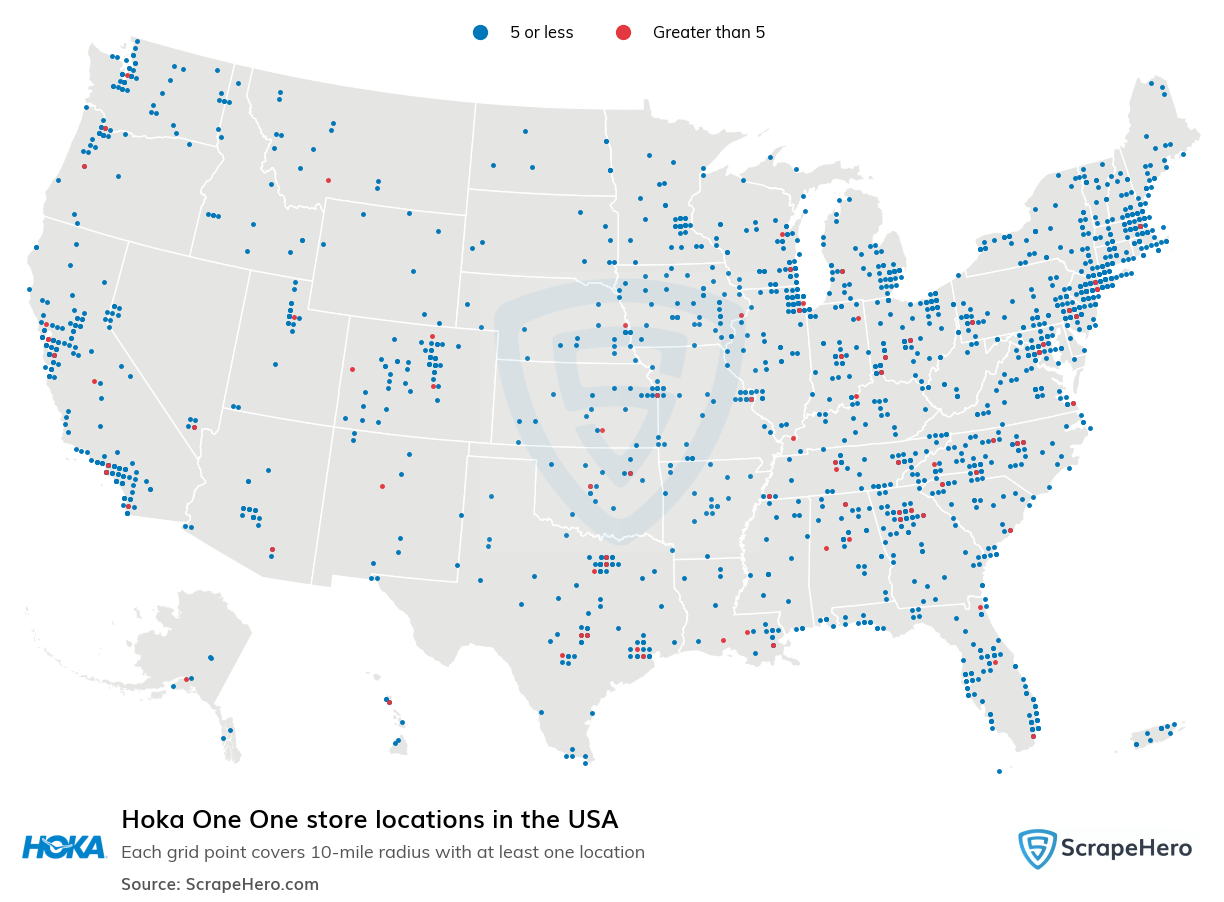 Hoka One One store locations