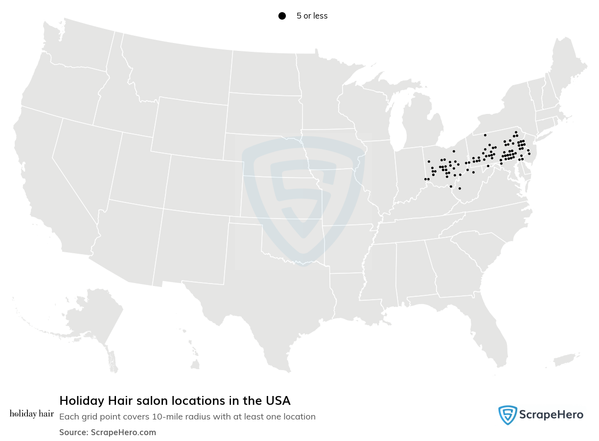 Holiday Hair salon locations