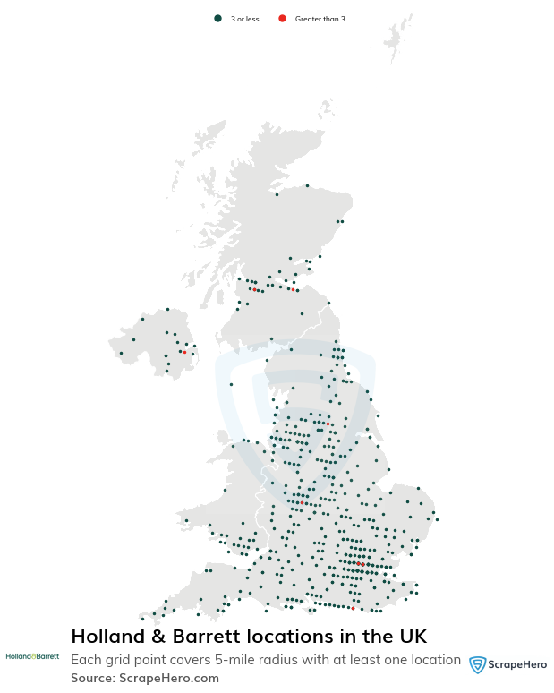 Holland & Barrett store locations