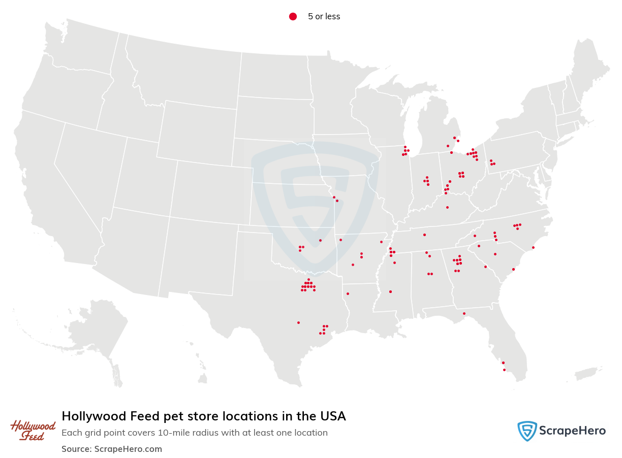 Hollywood Feed pet store locations