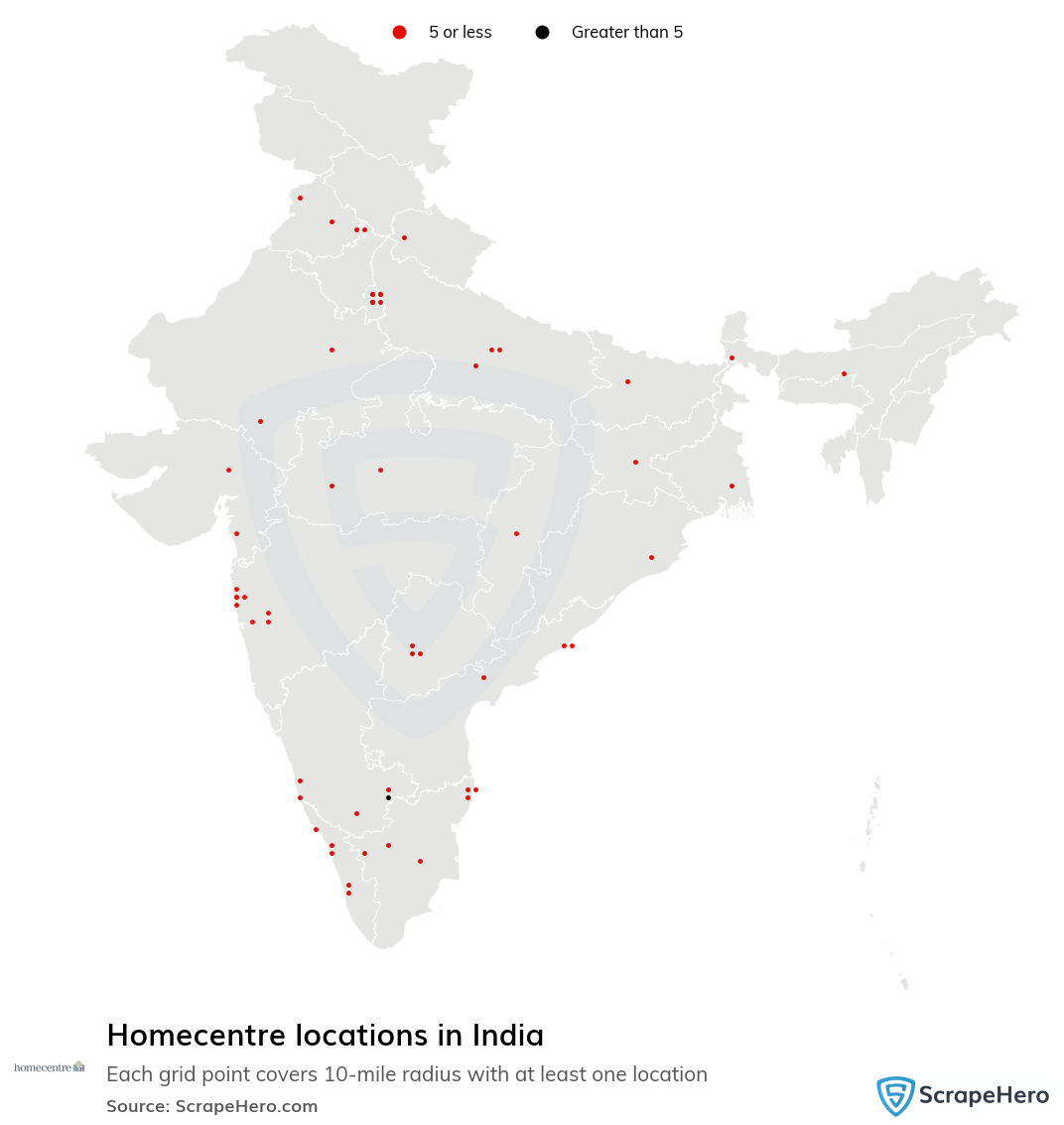 Homecentre locations