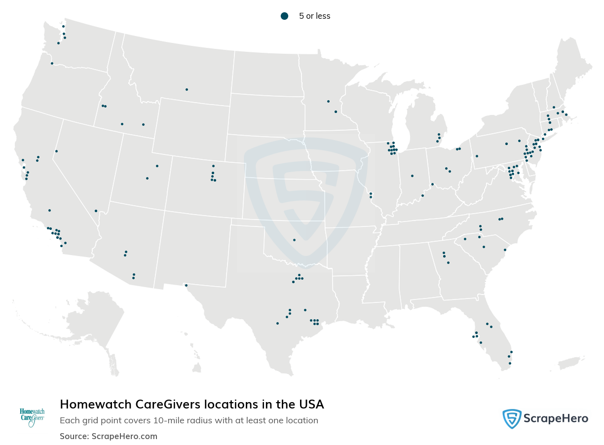 Homewatch CareGivers locations