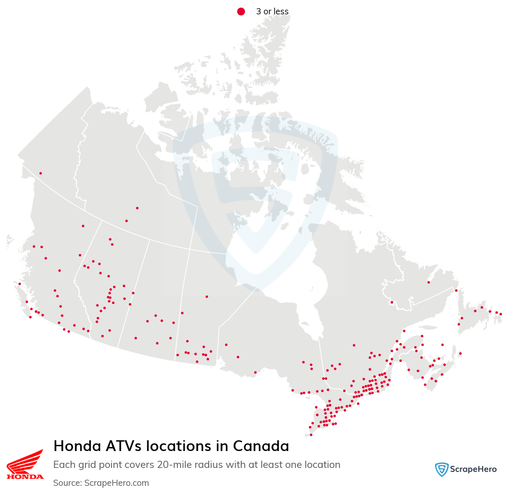 Honda ATVs dealership locations