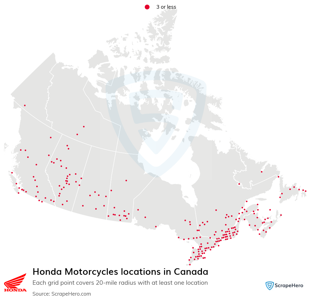 Honda Motorcycles dealer locations