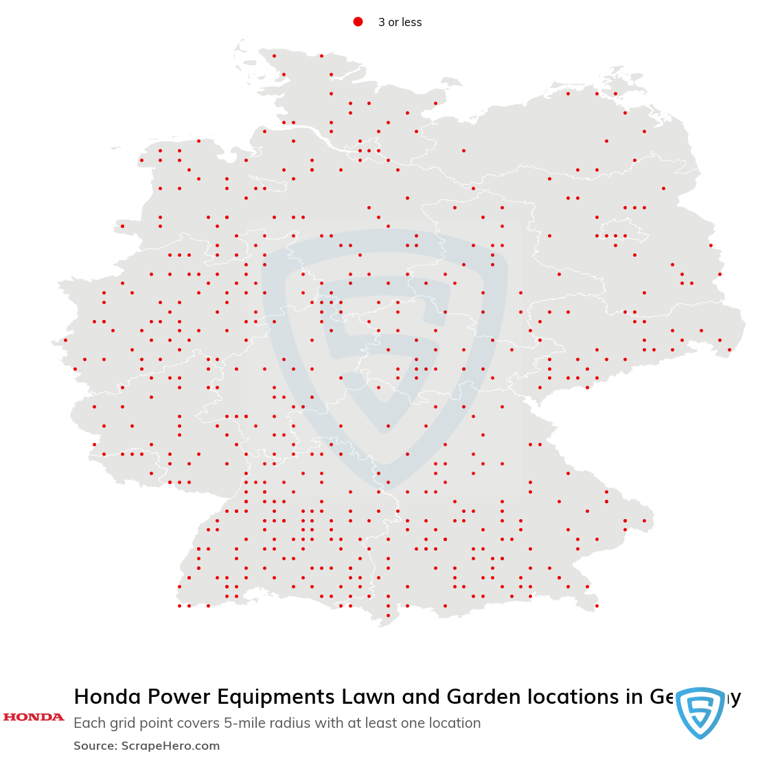 Honda Power Equipments Lawn and Garden locations