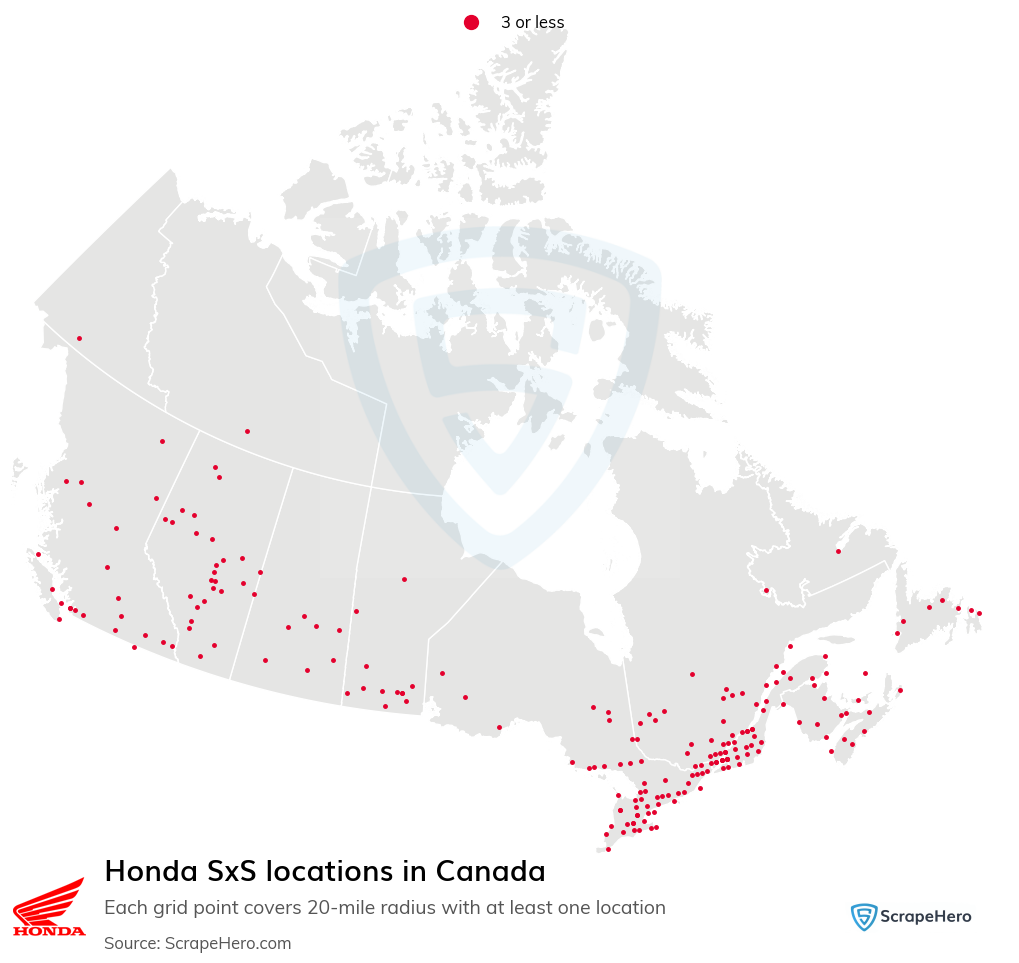 Honda SxS dealership locations