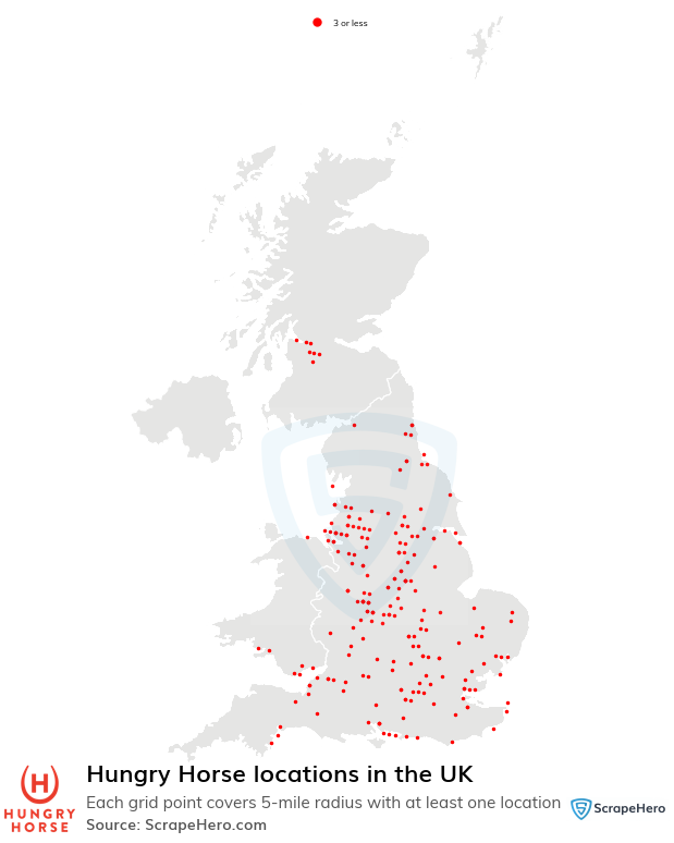 Hungry Horse restaurant locations