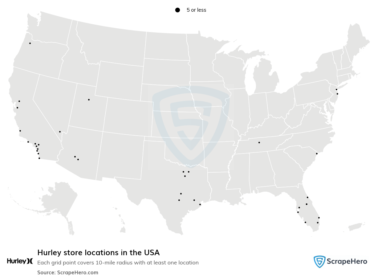 Hurley store locations