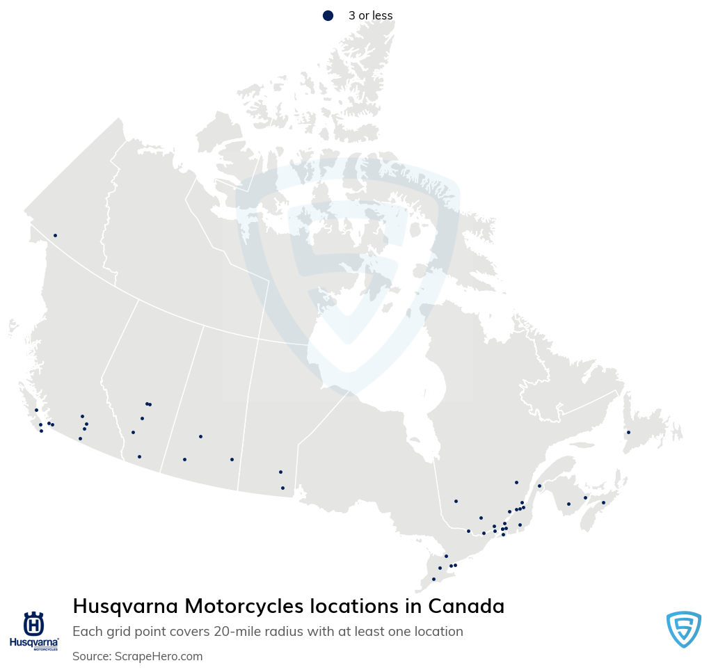 Husqvarna Motorcycles dealer locations