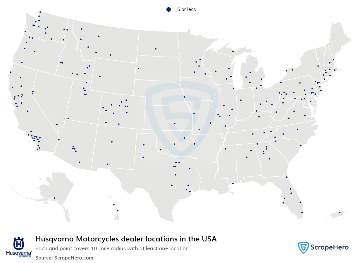 Husqvarna Motorcycles dealer locations