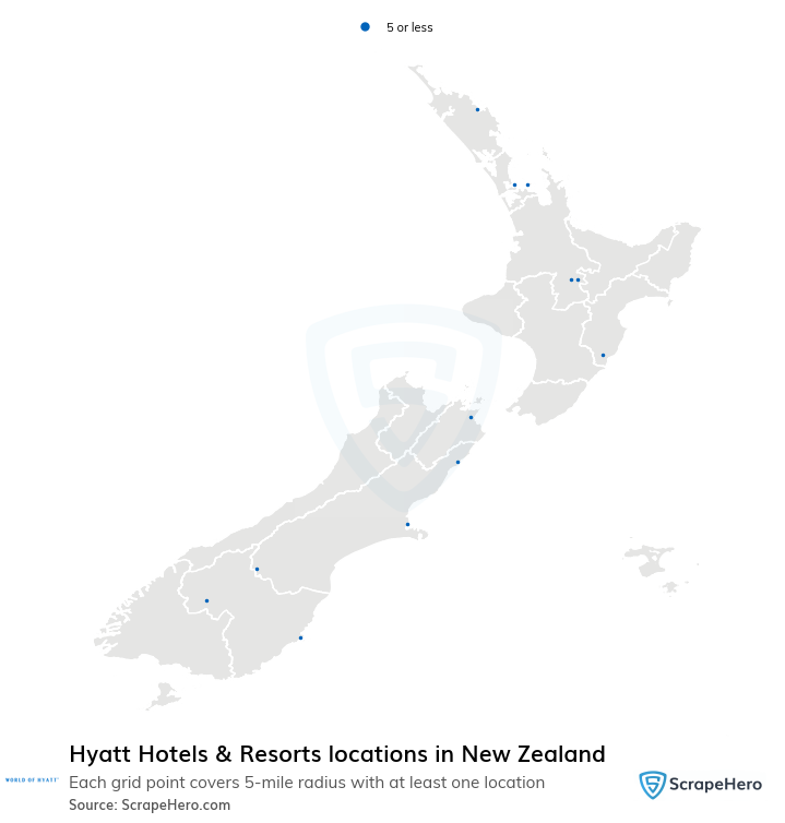 Hyatt Hotels & Resorts locations