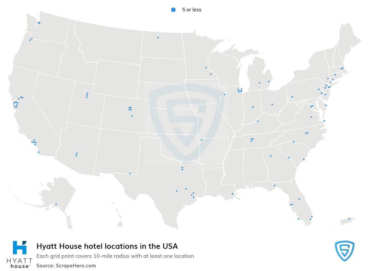 Hyatt House hotel locations