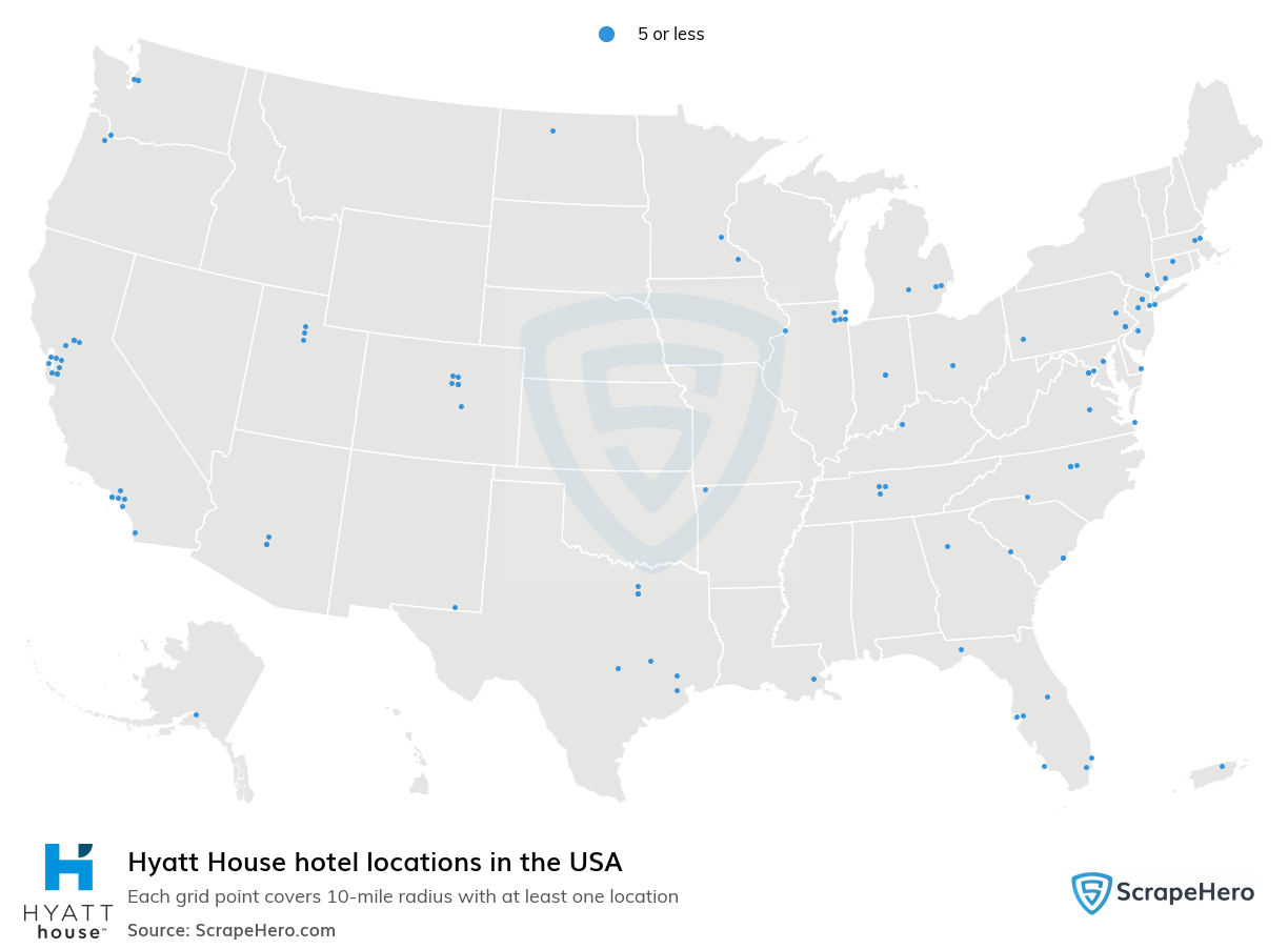 Hyatt House hotel locations