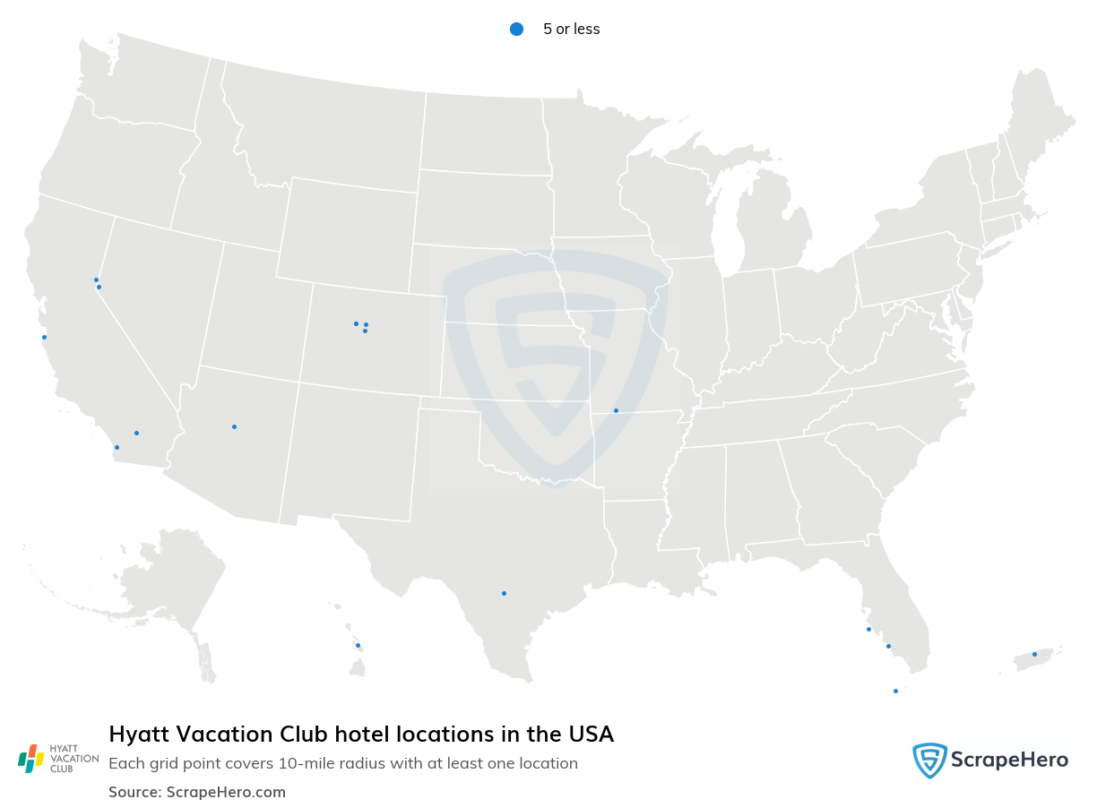 Hyatt Vacation Club hotel locations