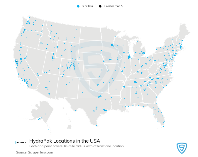 HydraPak store locations