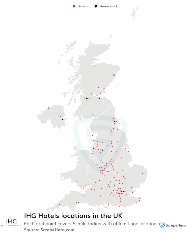 IHG Hotels locations
