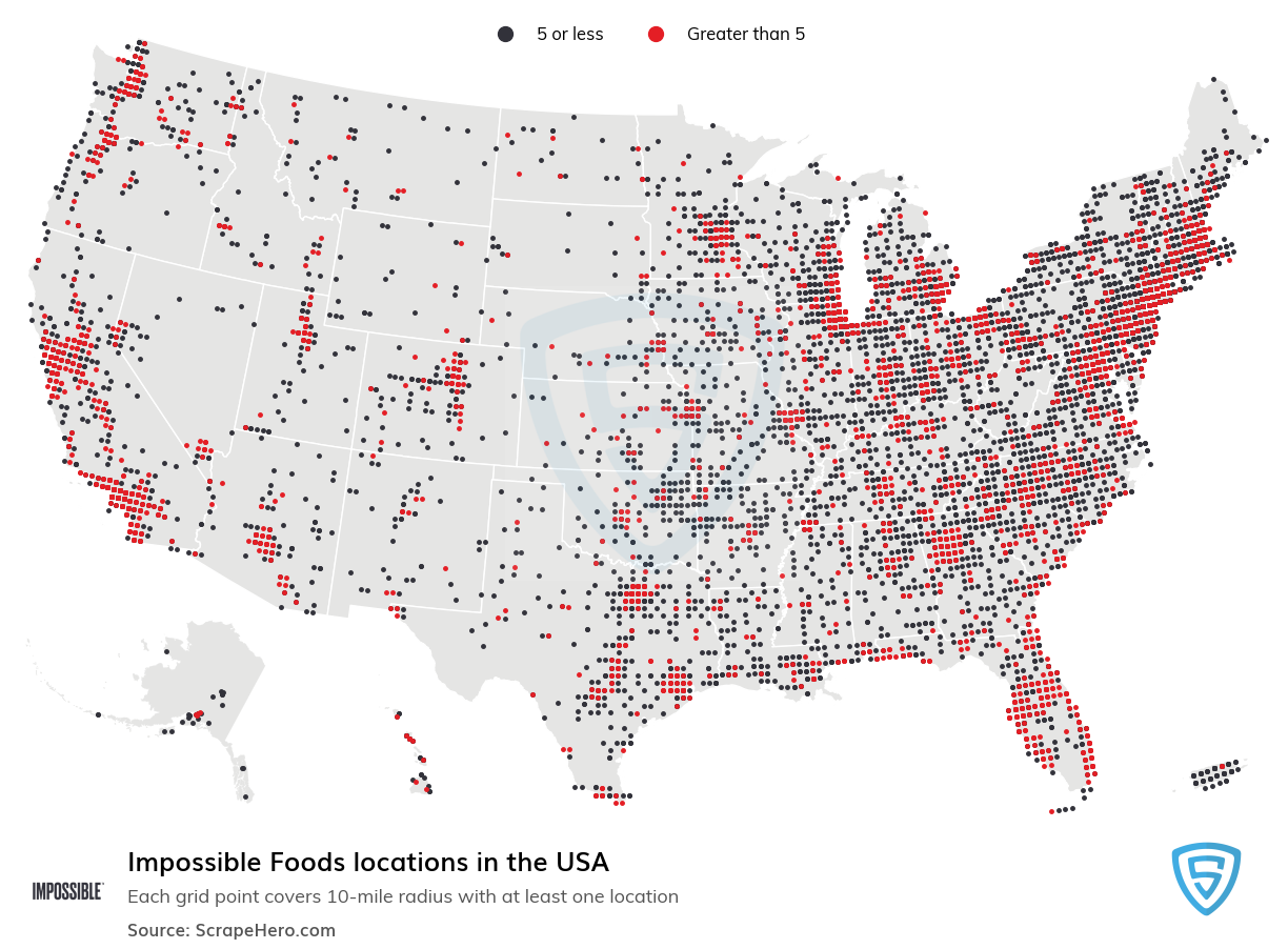 Impossible Foods locations