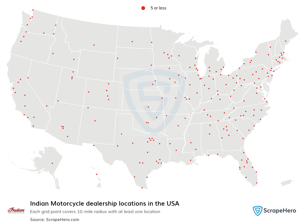 Indian Motorcycle dealership locations