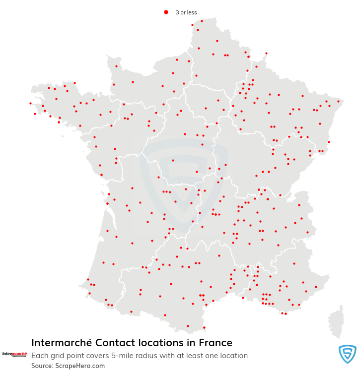 Intermarché Contact store locations