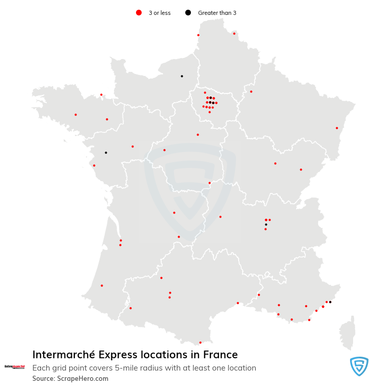 Intermarché Express retail store locations
