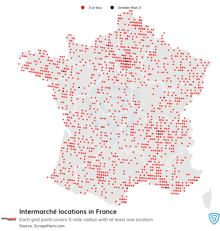 Intermarché retail store locations