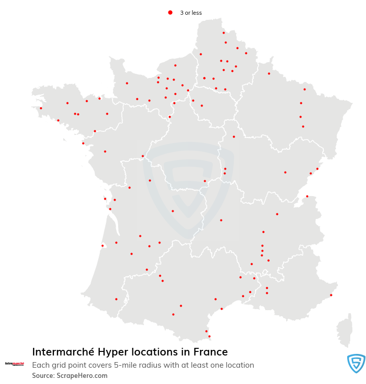 Intermarché Hyper retail store locations