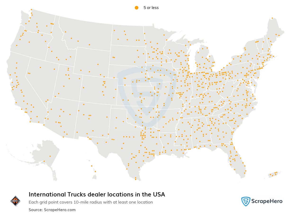 International Trucks dealer locations