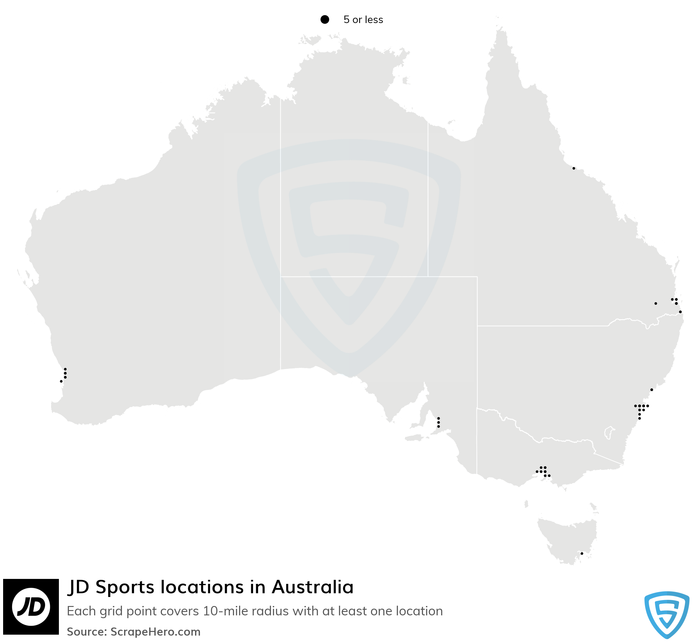 List Of All JD Sports Store Locations In Australia ScrapeHero Data ...