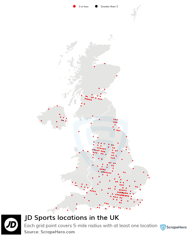 JD Sports store locations