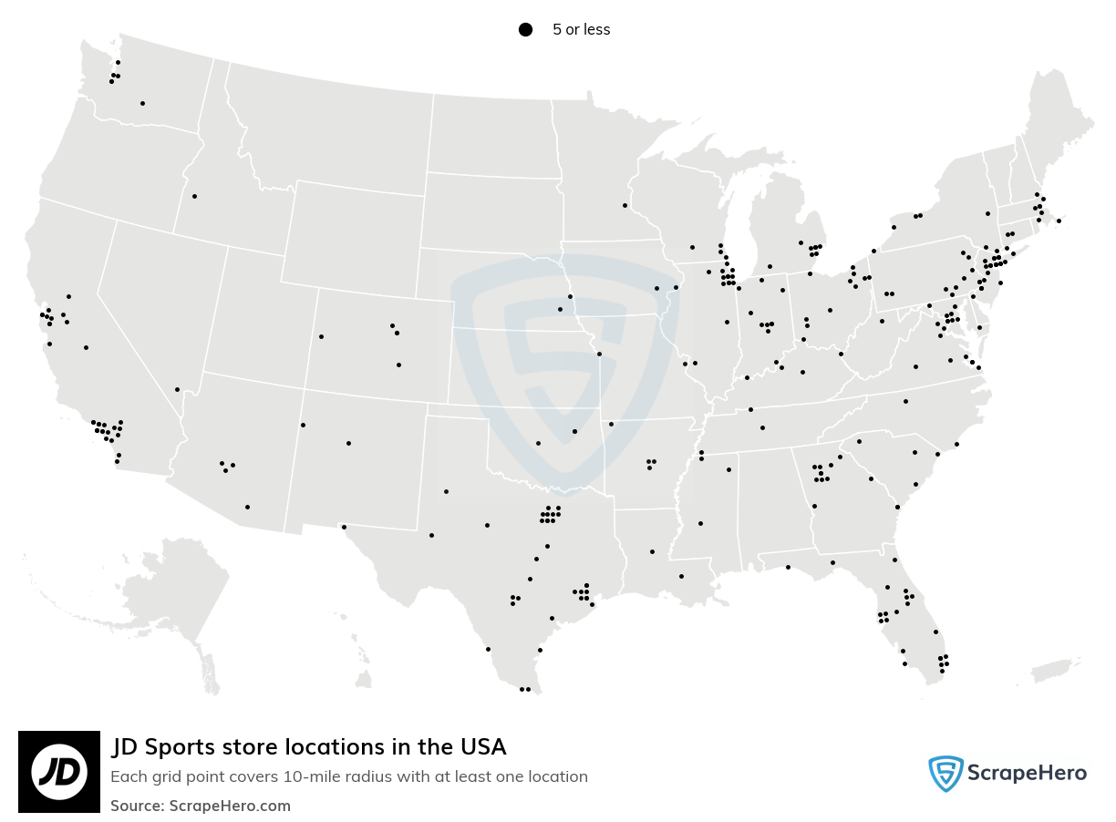 JD Sports store locations