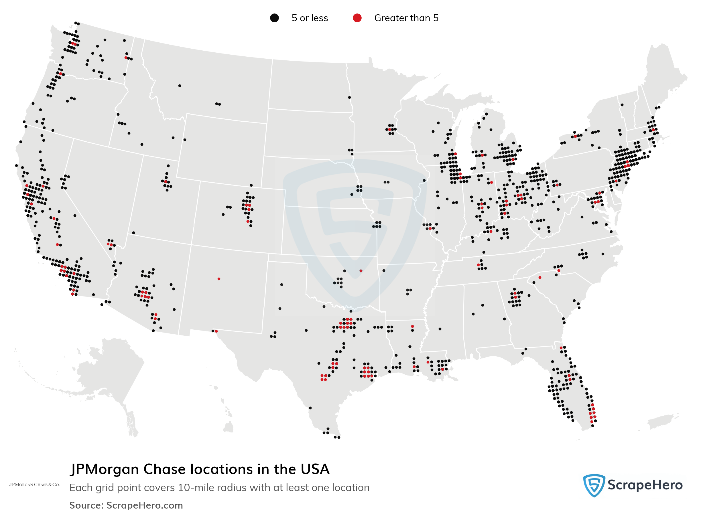 List of all JPMorgan Chase bank locations in the USA ...