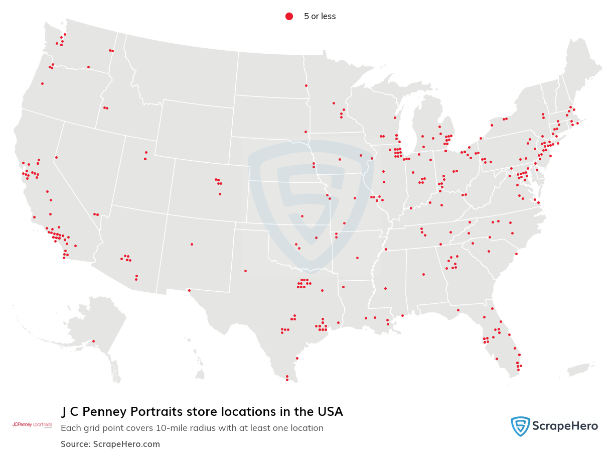 J C Penney Portraits store locations