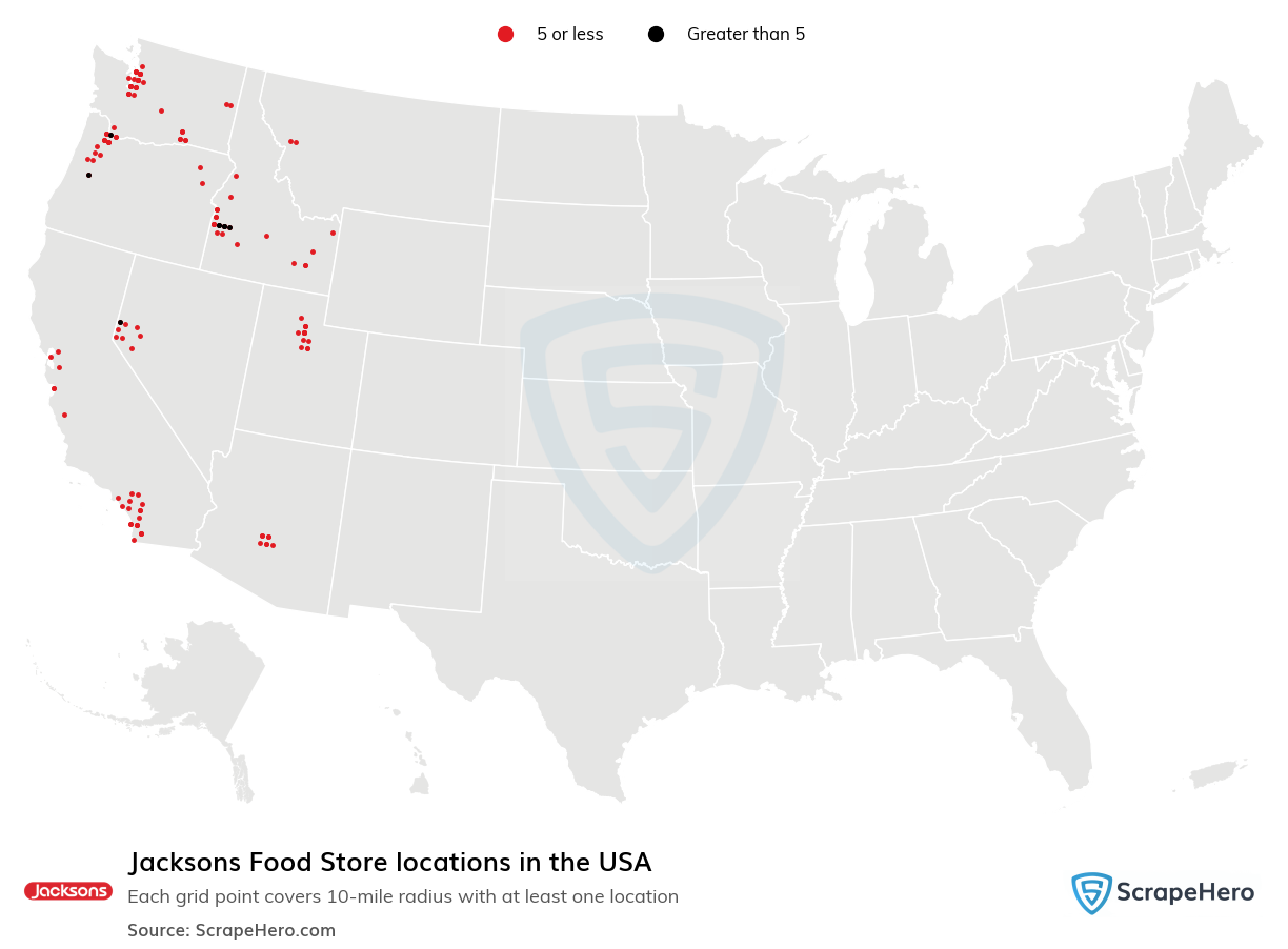 Jacksons Food Store locations