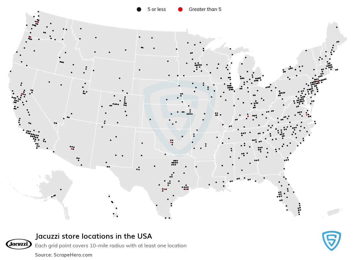 Jacuzzi store locations