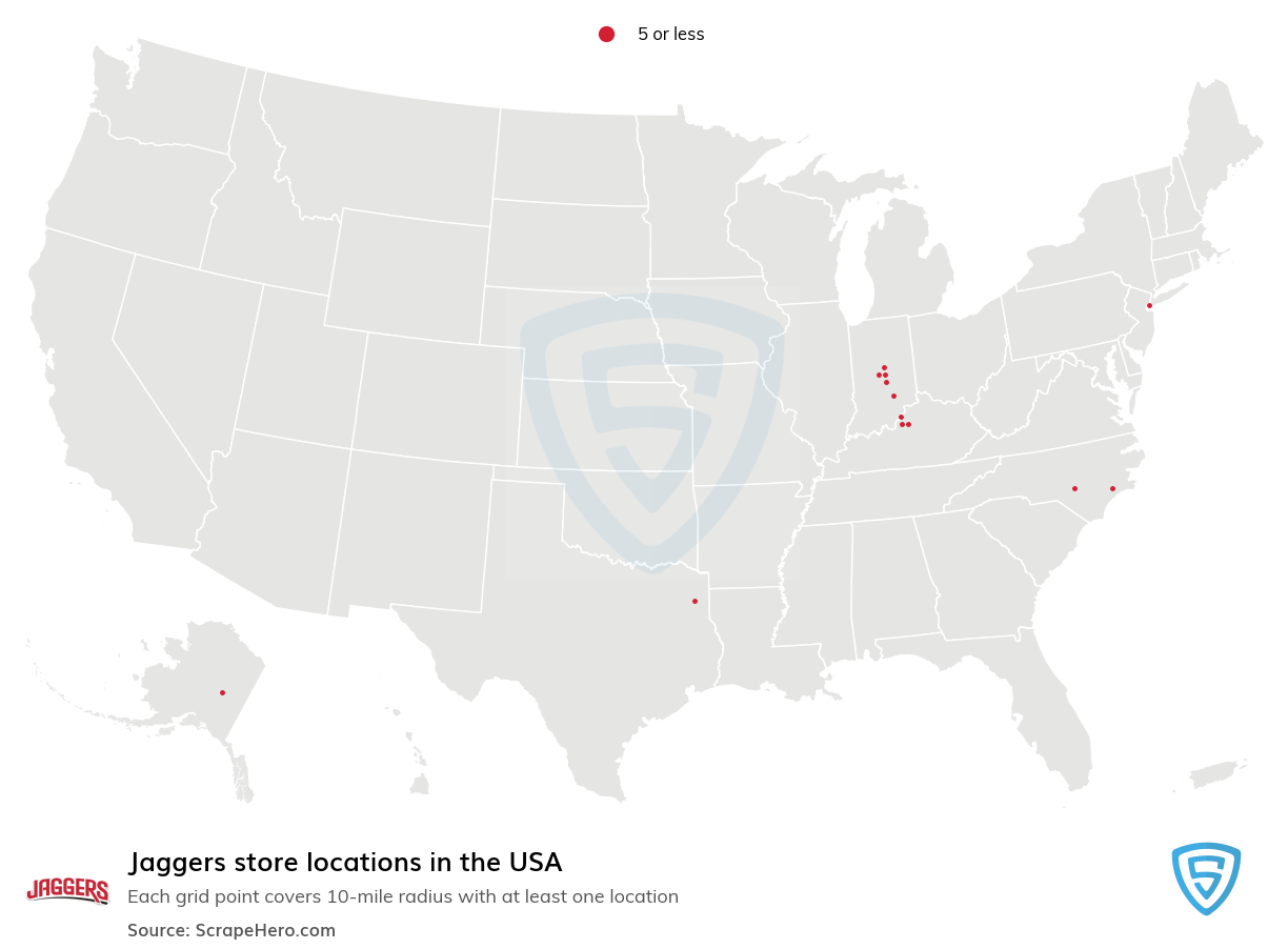 Jaggers store locations