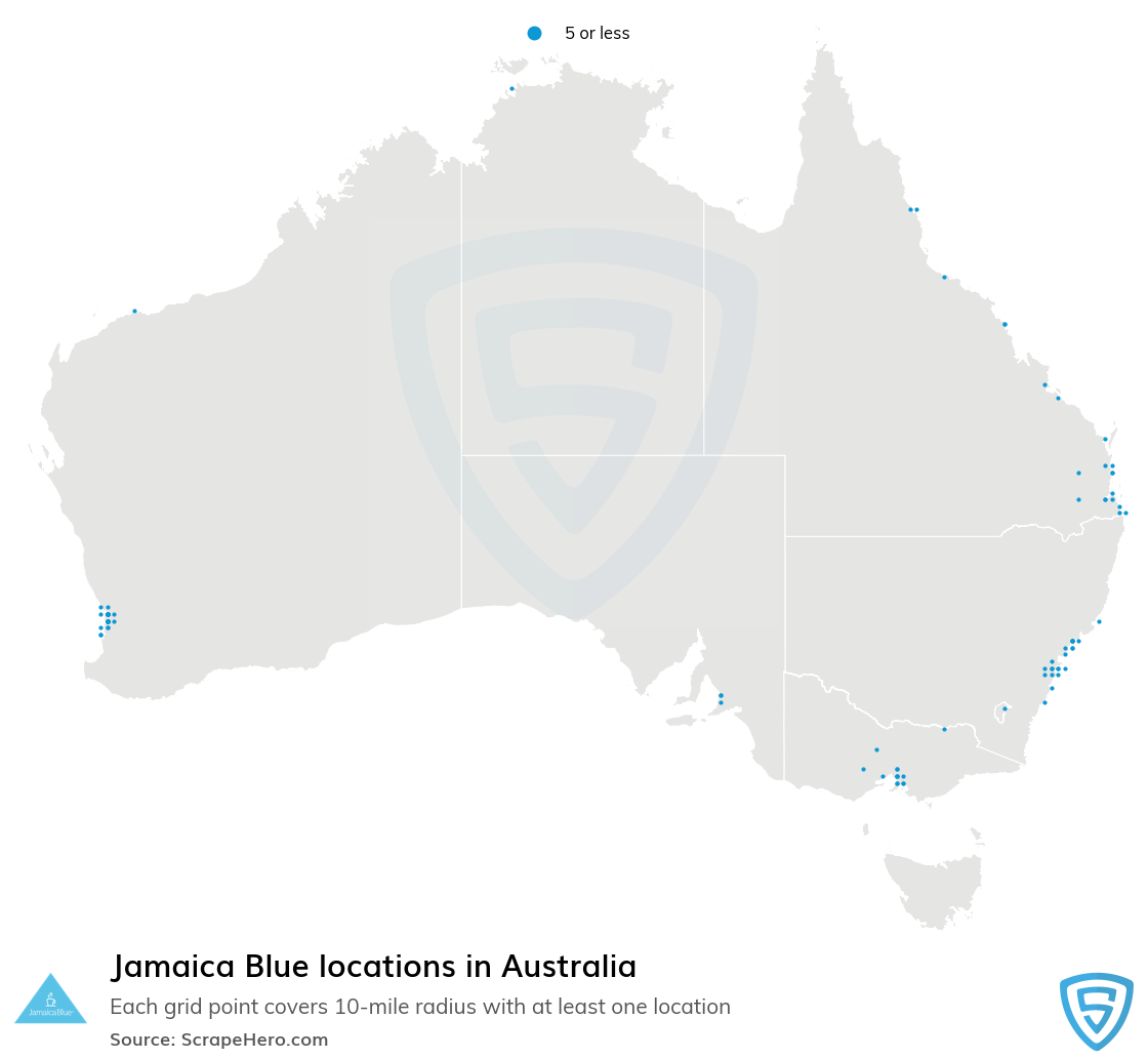 Jamaica Blue locations