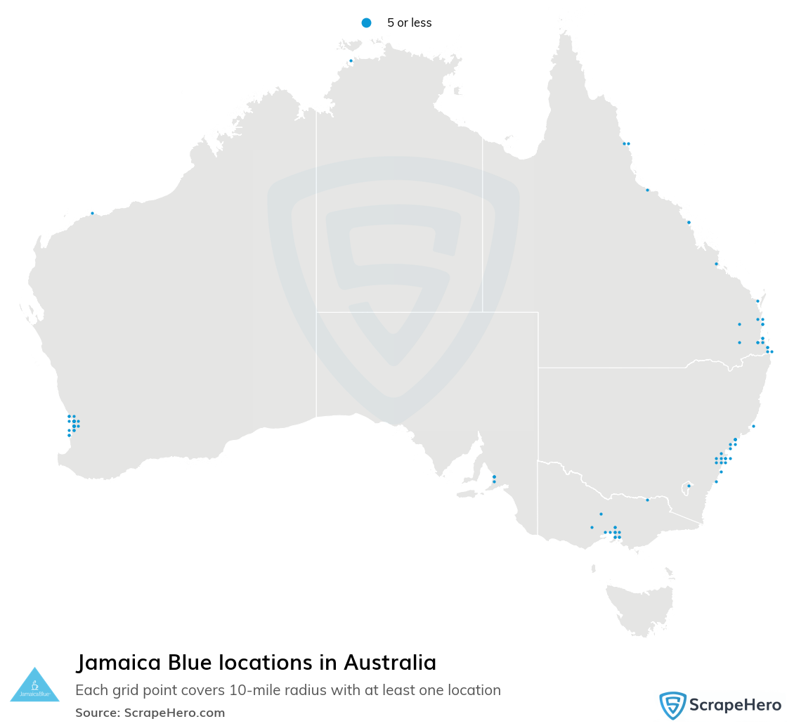 Jamaica Blue locations