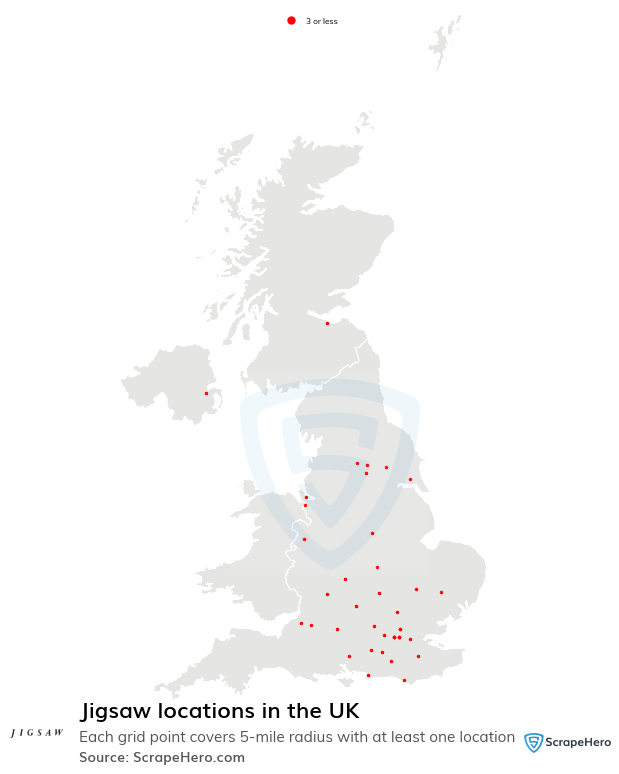 Jigsaw store locations