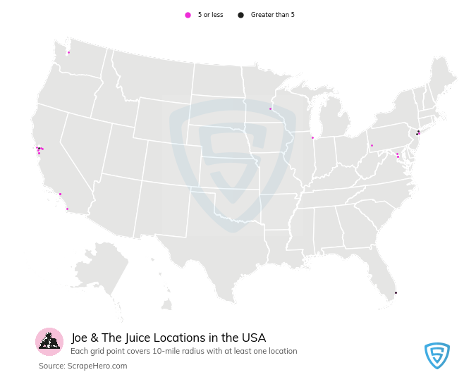 Joe & The Juice store locations