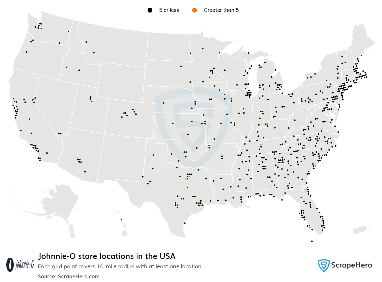 Johnnie-O store locations