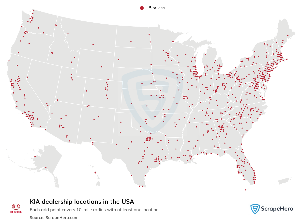 KIA dealership locations