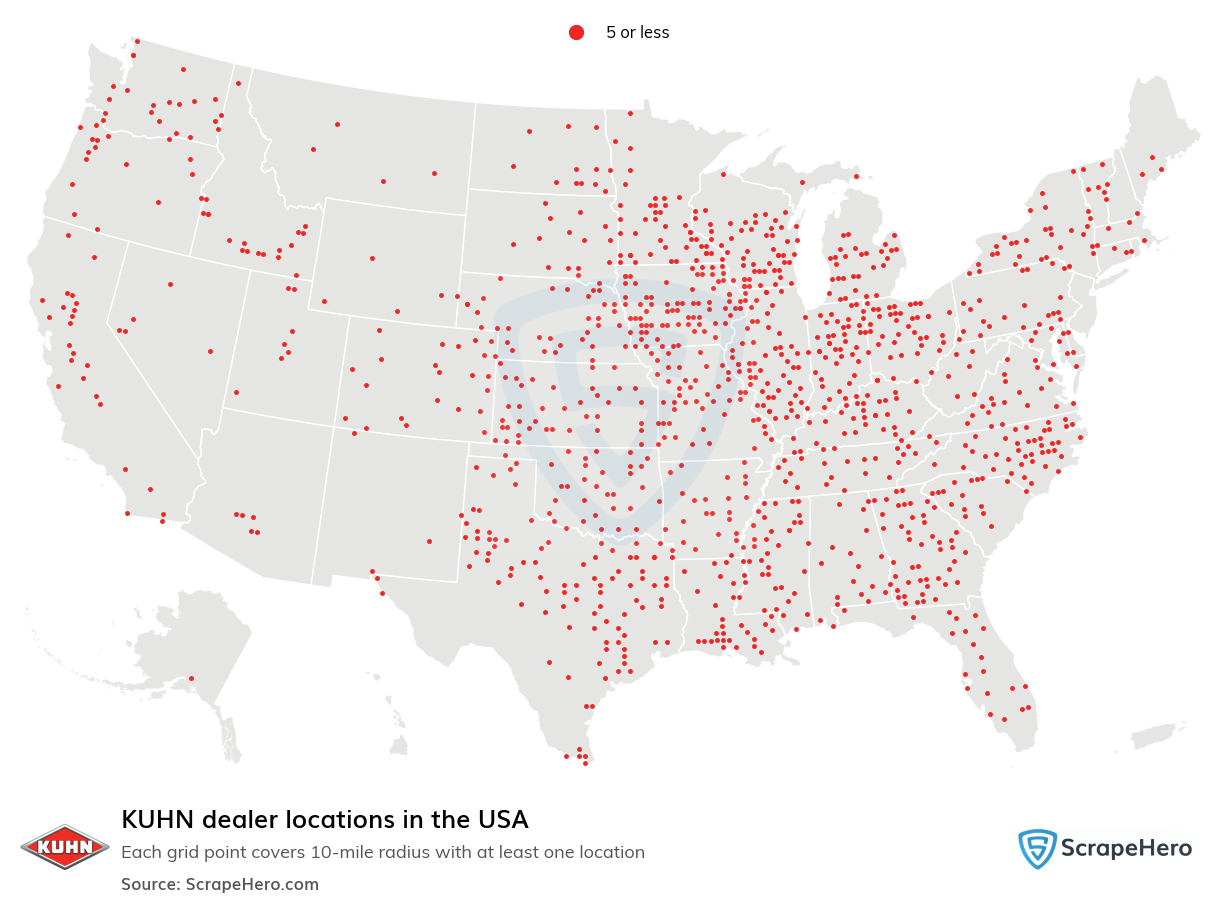 KUHN dealer locations