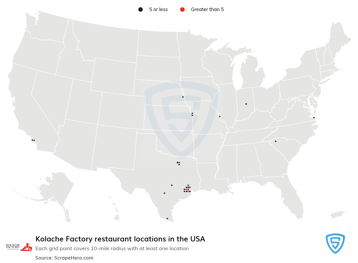 Kolache Factory restaurant locations